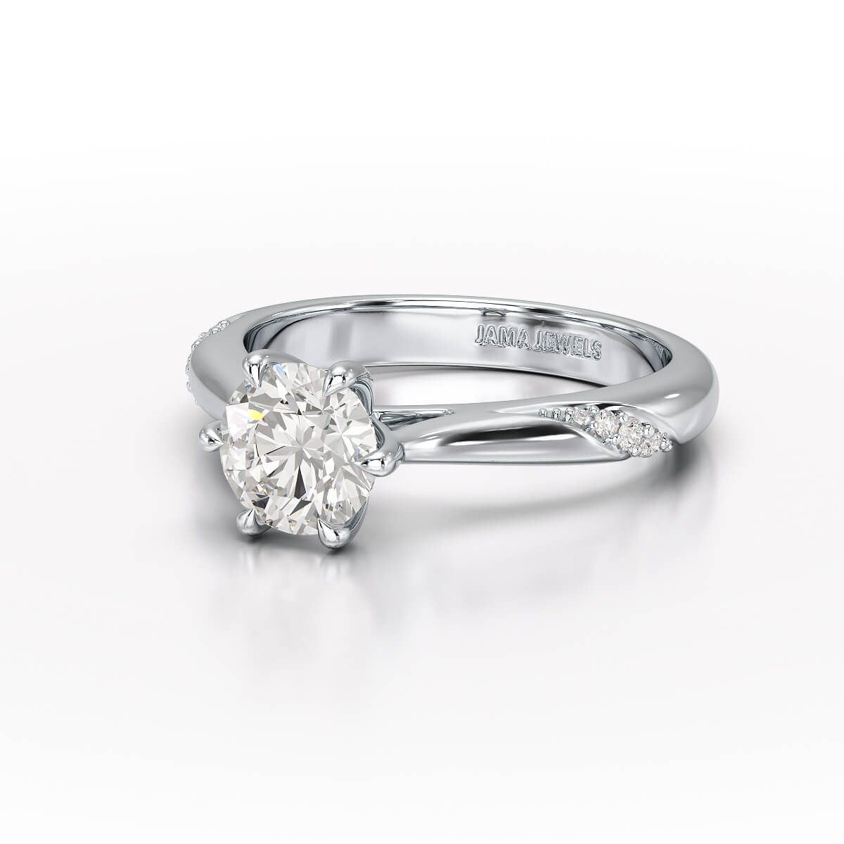 Elegant 1.16 CT Lab Diamond Solitaire Ring