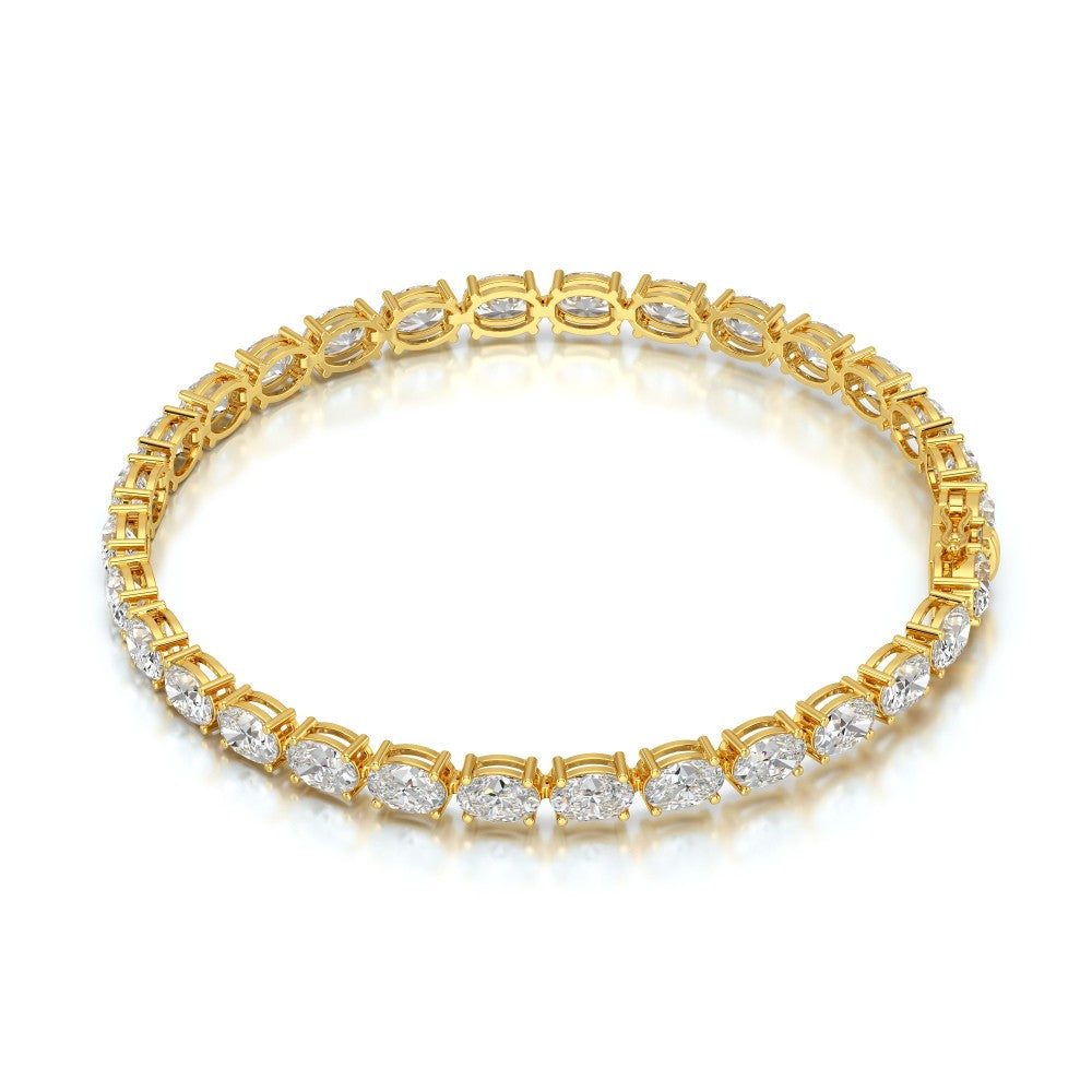 Oval Cut Diamond Tennis Bracelet Jama Jewels
