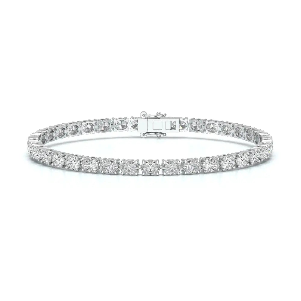 7.40 CT Oval Cut Diamond Tennis Bracelet Jama Jewels