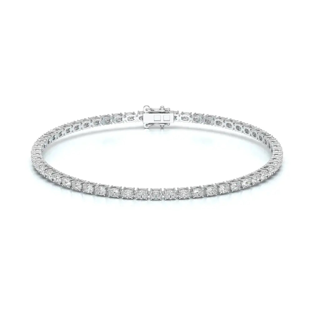 3.85 CT Oval Cut Diamond Tennis Bracelet Jama Jewels