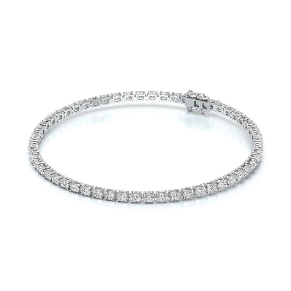 3.85 CT Oval Cut Diamond Tennis Bracelet Jama Jewels