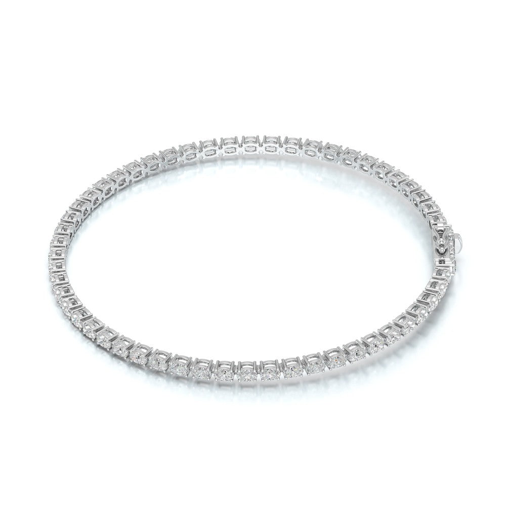 3.85 CT Oval Cut Diamond Tennis Bracelet Jama Jewels