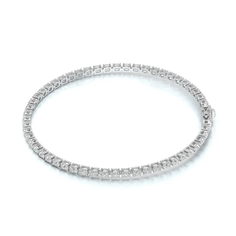 3.85 CT Oval Cut Diamond Tennis Bracelet Jama Jewels
