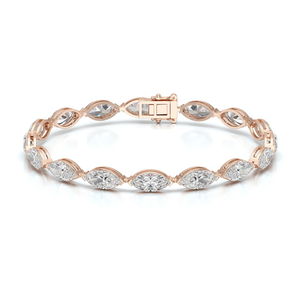 Marquise Cut Diamond Tennis Bracelet Jama Jewels