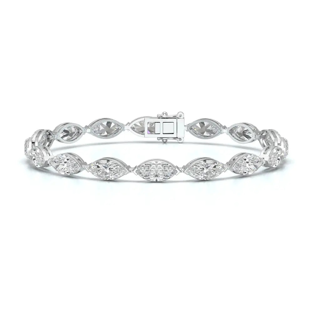 12 CT Marquise Cut Diamond Tennis Bracelet Jama Jewels
