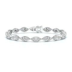 12 CT Marquise Cut Diamond Tennis Bracelet Jama Jewels