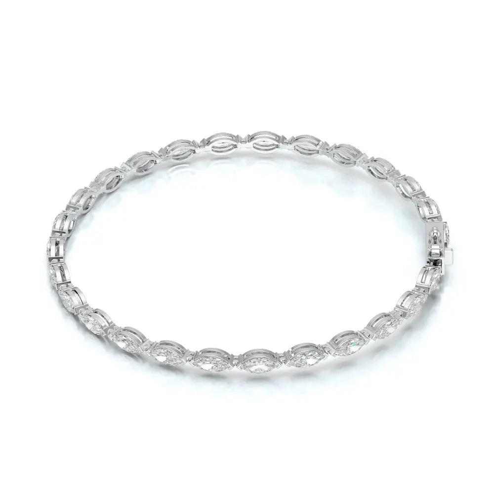 5 CT Marquise Cut Diamond Tennis Bracelet Jama Jewels