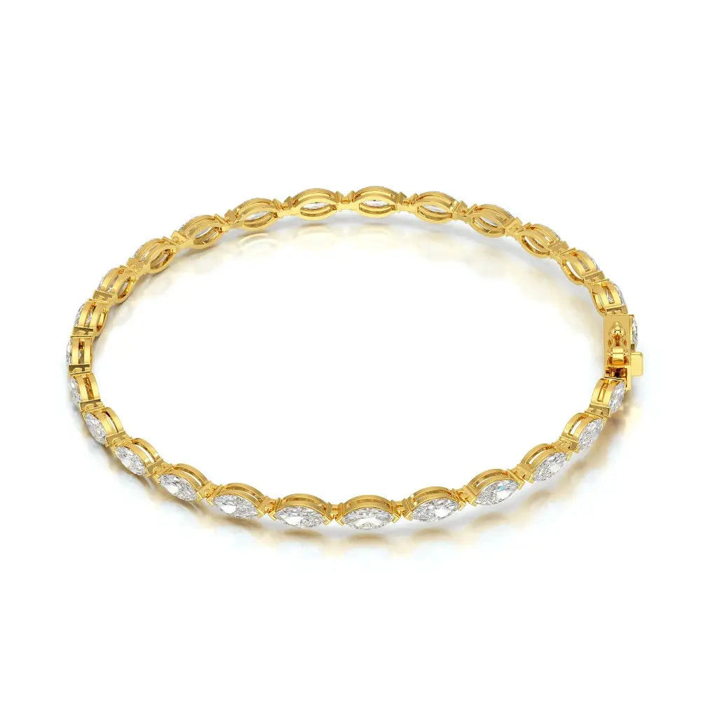 5 CT Marquise Cut Diamond Tennis Bracelet Jama Jewels