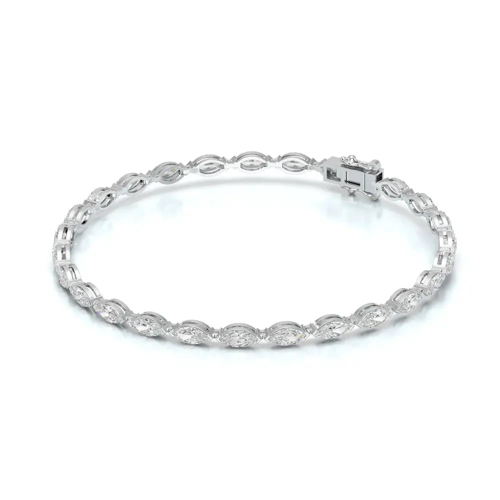 5 CT Marquise Cut Diamond Tennis Bracelet Jama Jewels