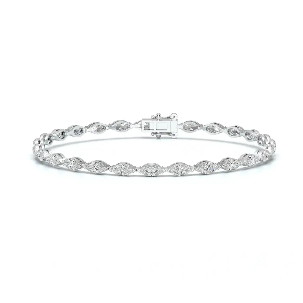 4.25 CT Marquise Cut Diamond Tennis Bracelet Jama Jewels