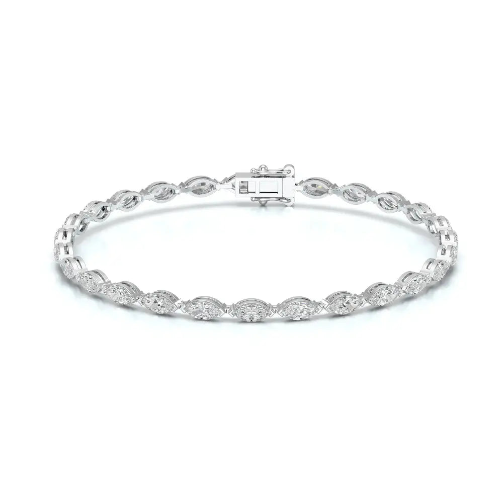 4.25 CT Marquise Cut Diamond Tennis Bracelet Jama Jewels