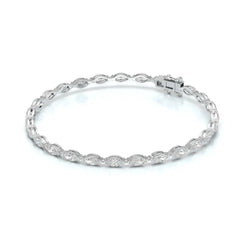 4.25 CT Marquise Cut Diamond Tennis Bracelet Jama Jewels