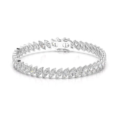 12.60 CT Marquise Cut Diamond Bezel Tennis Bracelet Jama Jewels