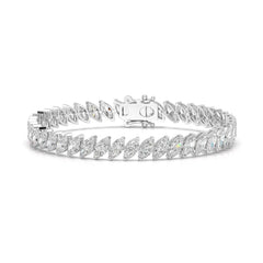 9.60 CT Marquise Cut Diamond Bezel Tennis Bracelet Jama Jewels