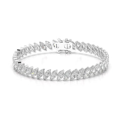 9.60 CT Marquise Cut Diamond Bezel Tennis Bracelet Jama Jewels
