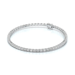 5.10 CT Emerald Cut Diamond Tennis Bracelet Jama Jewels