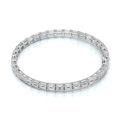 10.25 CT Emerald Cut Diamond Tennis Bracelet Jama Jewels