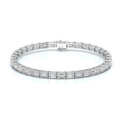 12.25 CT Emerald Cut Diamond Tennis Bracelet Jama Jewels