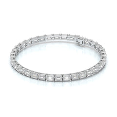 12.25 CT Emerald Cut Diamond Tennis Bracelet Jama Jewels