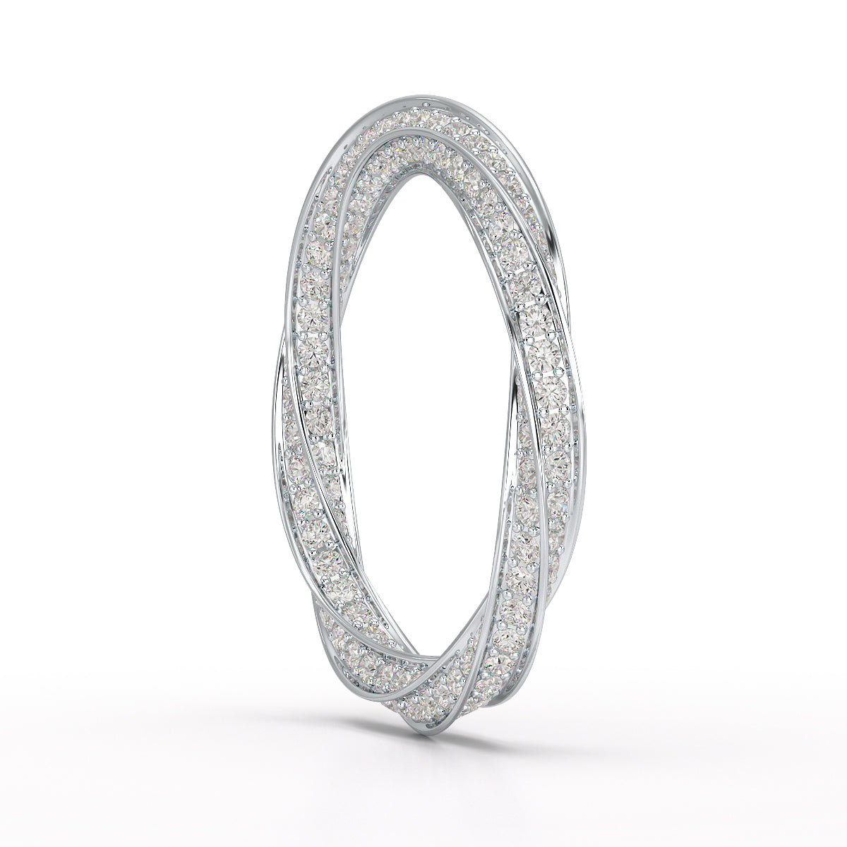 Twisted Lab Diamond 1.16 Carat Ring