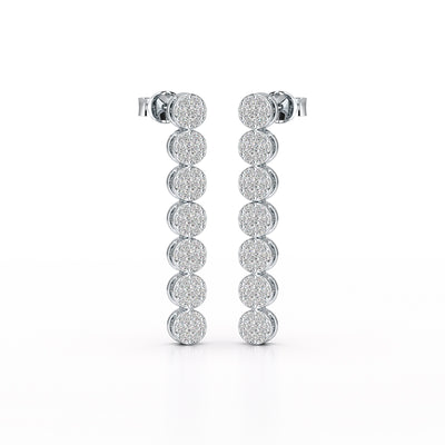 0.95 CT Dangle & Drop Lab Diamond Earrings
