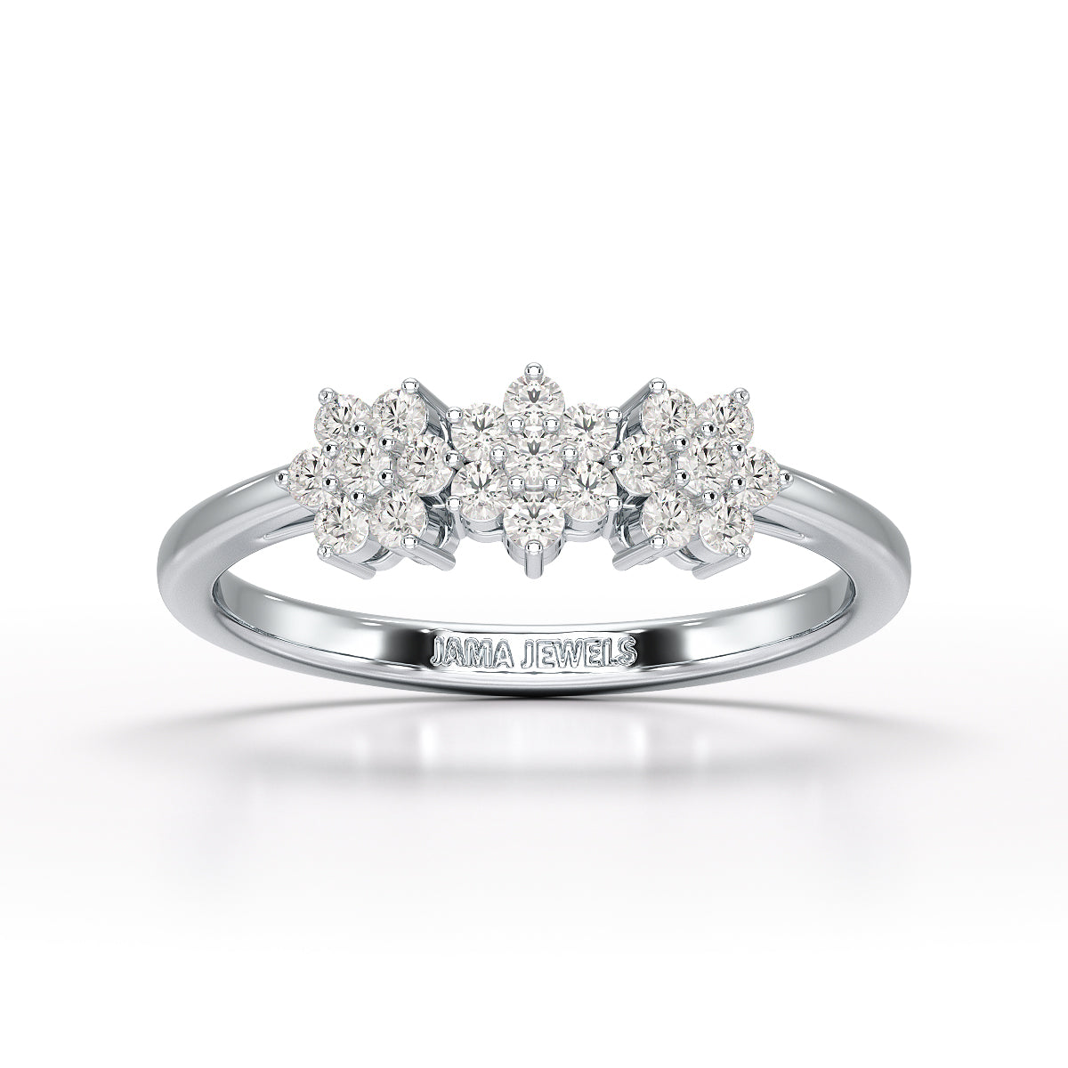 0.33 CT Simple Round Cut Lab Diamond Engagement Ring