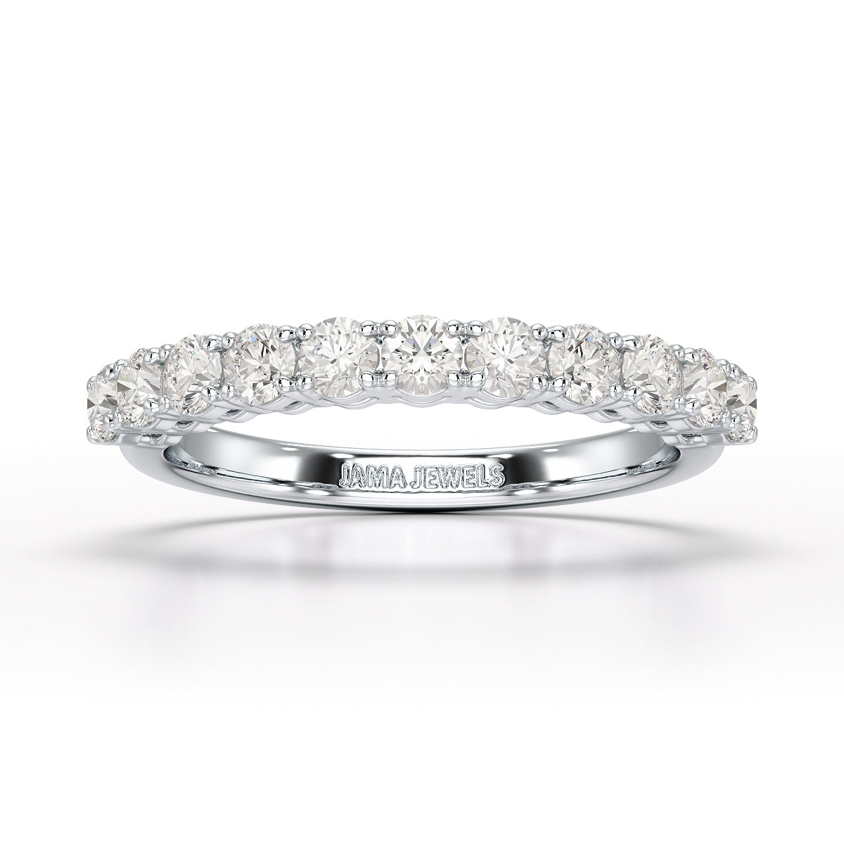 0.8 CT Classic Round Lab Diamonds Engagement Ring
