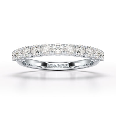 0.8 CT Classic Round Lab Diamonds Engagement Ring