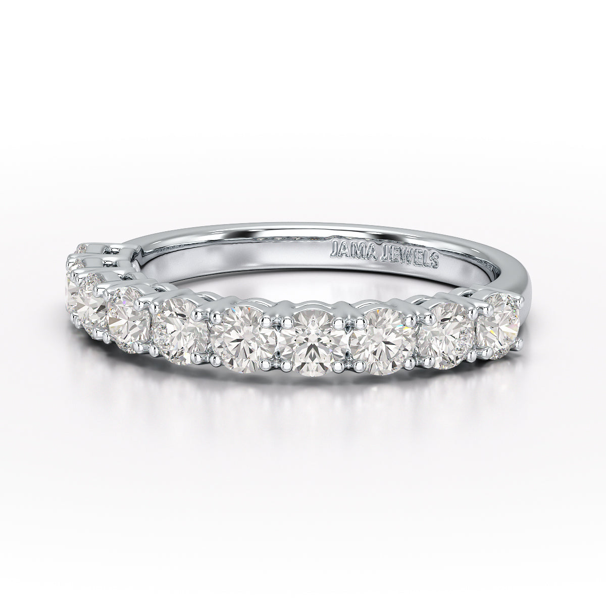 1.2 CT Round Lab Diamonds Engagement Ring - Jama Jewels 