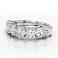 3.6 CT Half Classic Round Lab Diamonds Engagement Ring