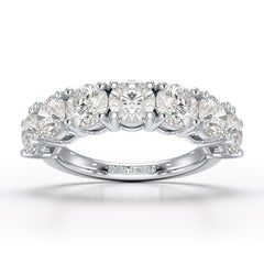 3.6 CT Half Classic Round Lab Diamonds Engagement Ring