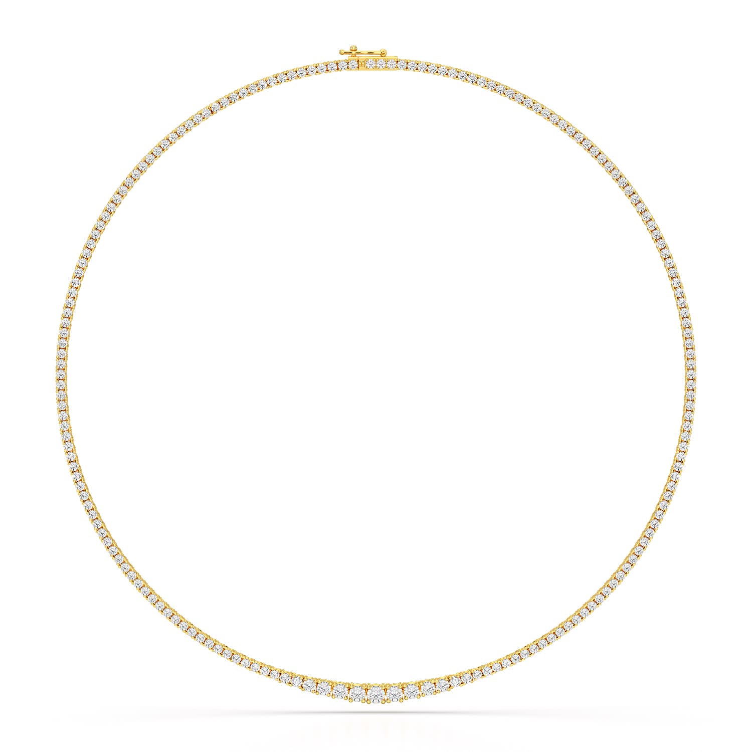 6.35 CT Riviere Necklace - Jama Jewels 