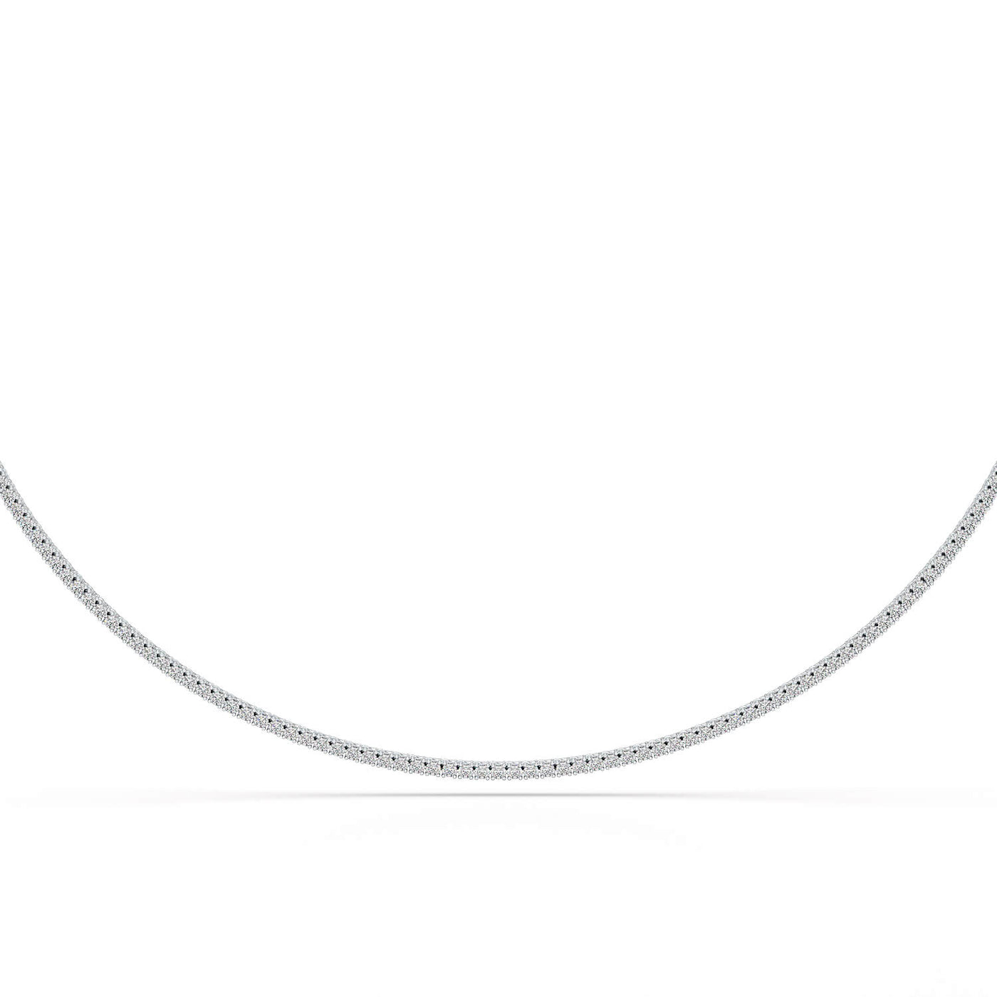 4.61 Carat Diamond Line Necklace