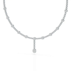 2.4 CT Lab Diamond Drop Necklace Jama Jewels