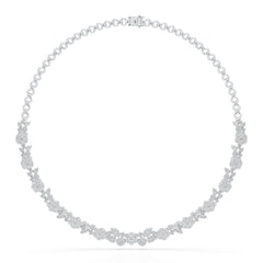 4.1 Carat Lab Diamond Petal Tennis Necklace