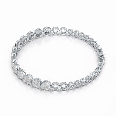 2.49 CT Lab Grown Diamond Tennis Bracelet