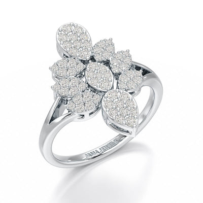 Lab Grown Diamond 0.57 CT Engagement Ring