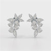 2.05 CT Pear and Marquise Cut Diamond Drop Earring
