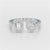 1.08 CT Pear and Emerald Lab Diamond Ring