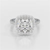 9.76 CT Lab Diamond Round Engagement Ring