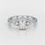 1.4 CT Three Stone Emerald/Pear Cut Lab Diamond Ring