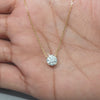 1 CT Round Solitaire Lab Grown Diamond Pendant