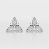 1 CT Trio Marquise Cut Diamond Stud Earrings