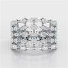 2.16 CT Multi Shape Layered Lab Diamond Ring