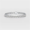 11.55 CT Pear Cut Diamond Bezel Tennis Bracelet White Gold