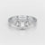 1.2 CT Three Stone Emerald Pear Cut Lab Diamond Ring