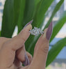 2 CT Square Emerald Cut Lab Grown Diamond Ring (Ready for Delivery)