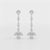6 CT Multi shape Dangle Lab Diamond Earrings