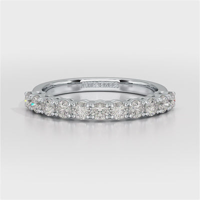 0.8 CT Classic Round Lab Diamonds Engagement Ring