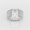 13.49 CT Emerald Cut Lab Diamond Ring